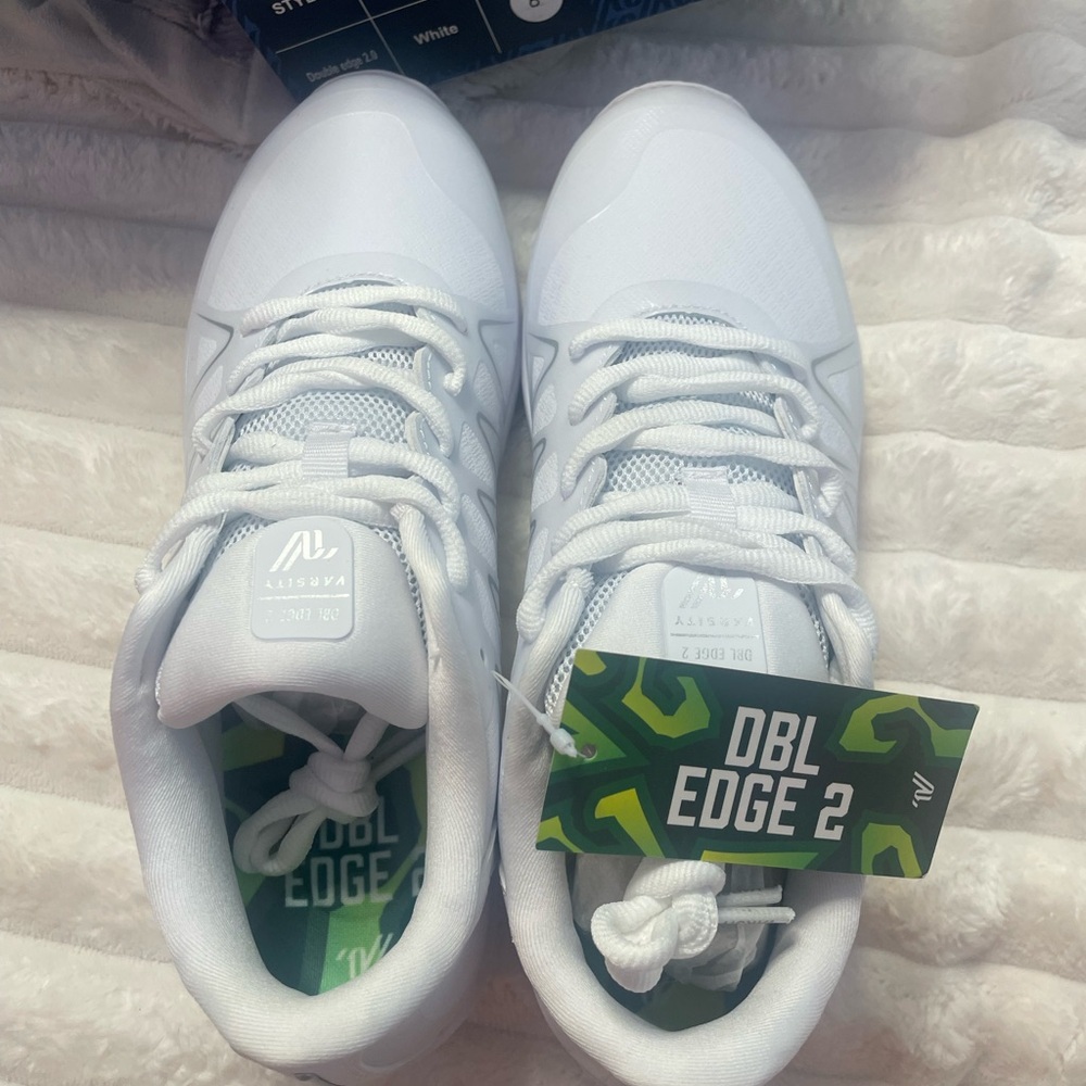 Varsity White Athletic Shoes